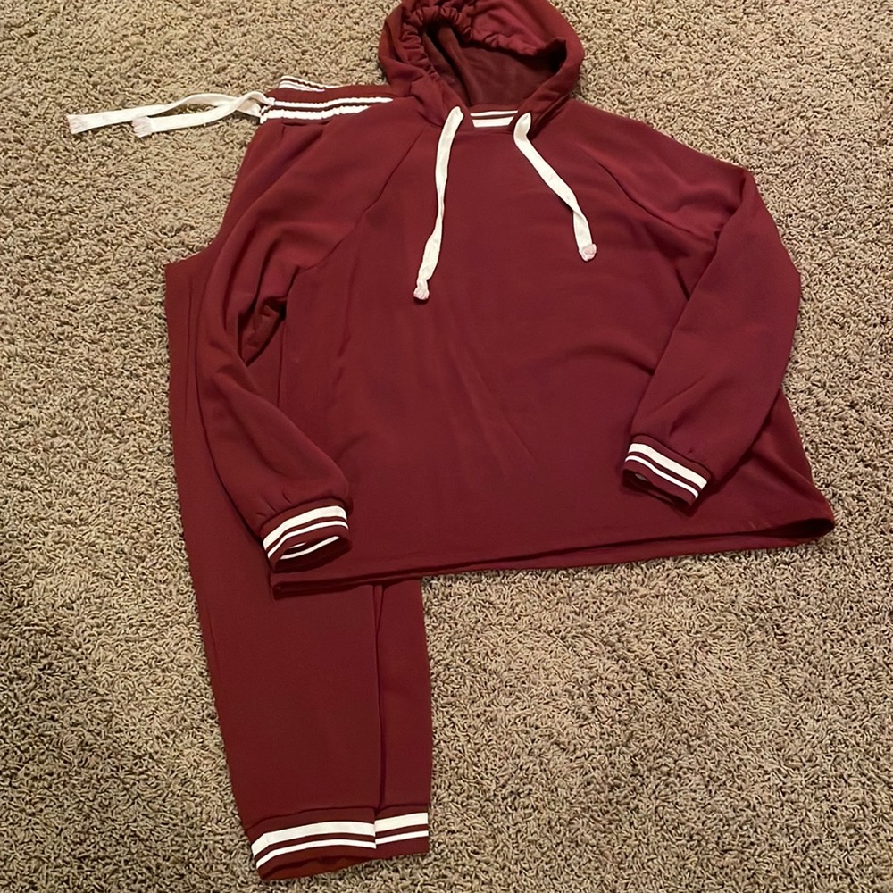 Madewell super brushed easy going hoodie and jogger set